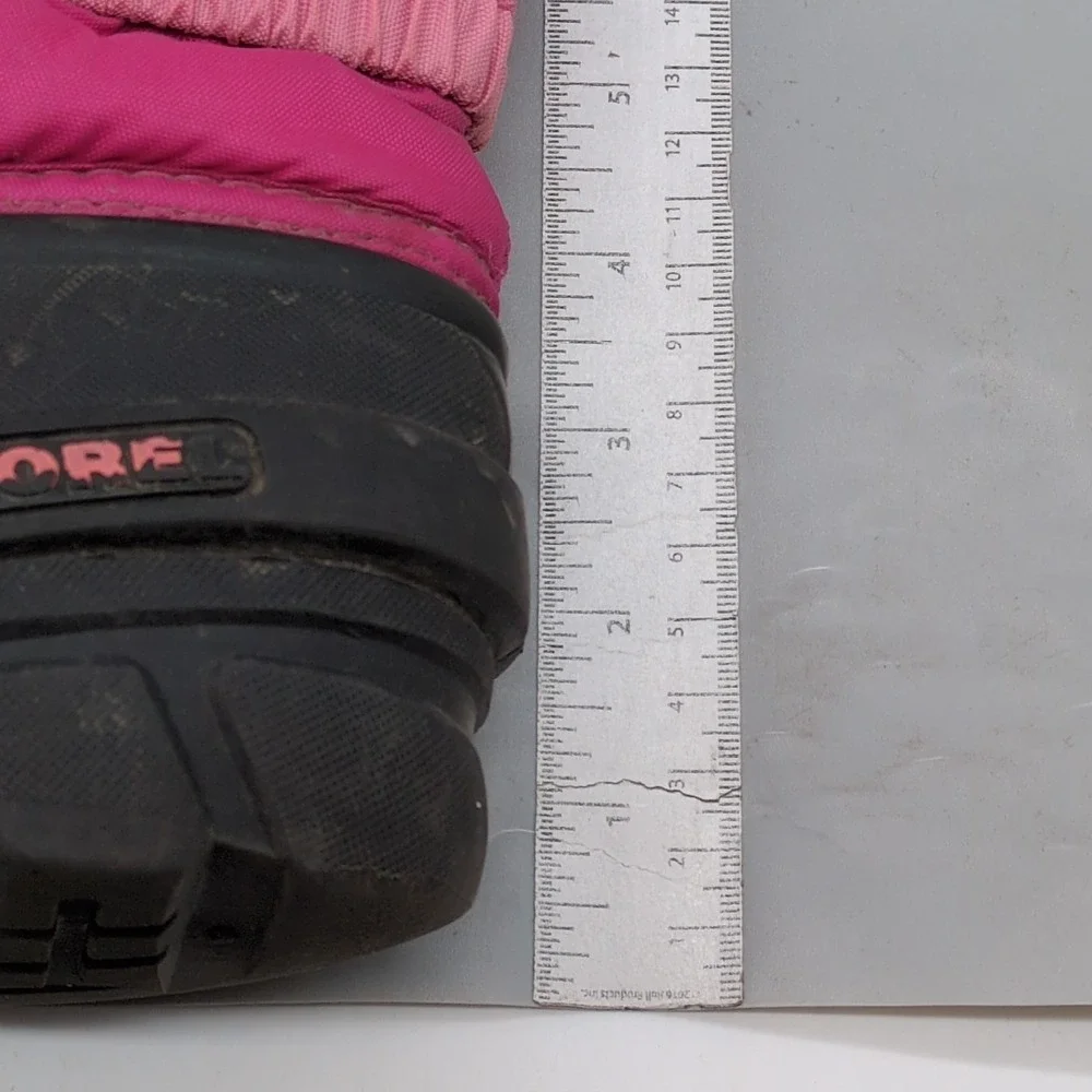 Sorel‎ Boots Womens Pink 5 Insulated Snow Winter Shoe Mid Calf Warm NY1965-684